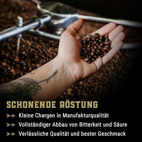 BERSERKER COFFEE - Allfather Blend, 500g - 50% Arabica, 50% Robusta Kaffeebohnen - säurearmer...