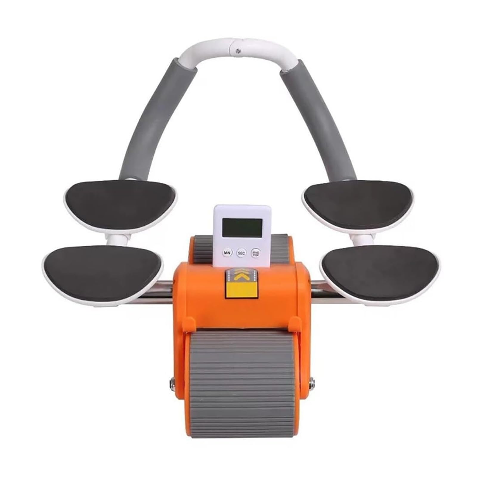 Con Tappetino for Ginocchia E Timer, Ruota A Rulli Addominali Con | Rullo for addominali con rimbalzo automatico a 4 ruote con supporto for gomito, timer e tappetino for ginocchia