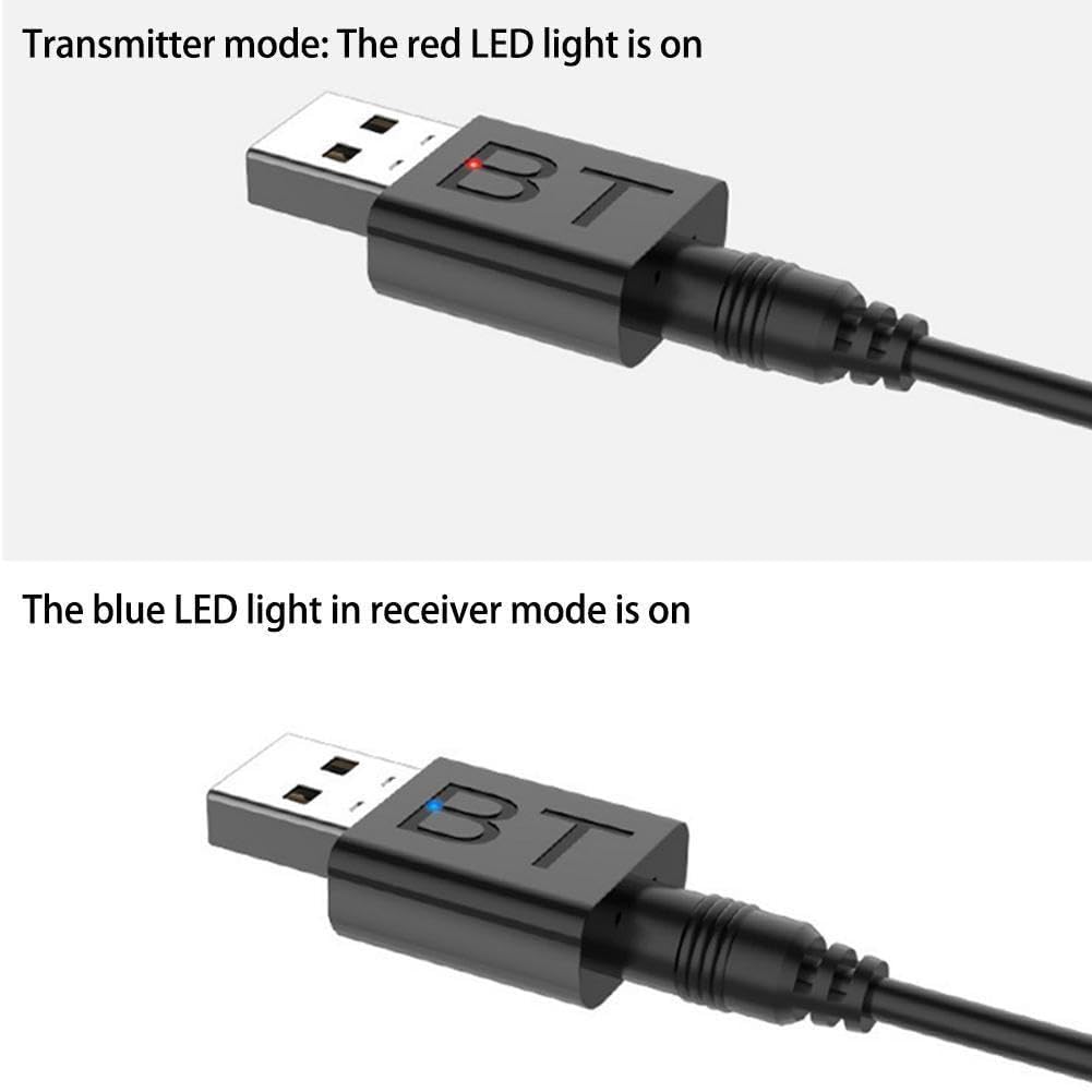 Ricevitore USB Bluetooth Trasmettitore Auto Bluetooth 5.0 Adattatore Audio TV Computer Play Converter 2-in-1 E Bluetooth