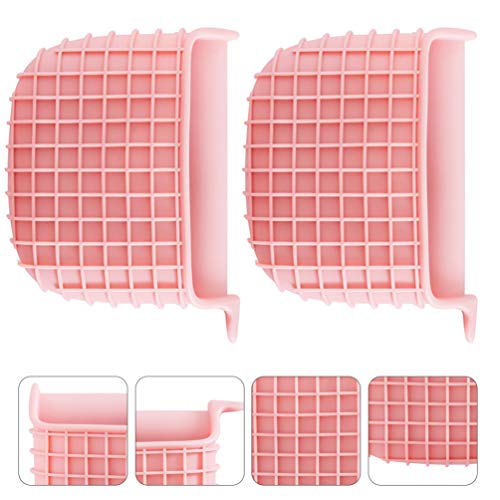 Lurrose 2Pcs Mini Pitada Mitts Potholders Forno Luvas de Silicone Resistente Ao Calor para a Cozinha