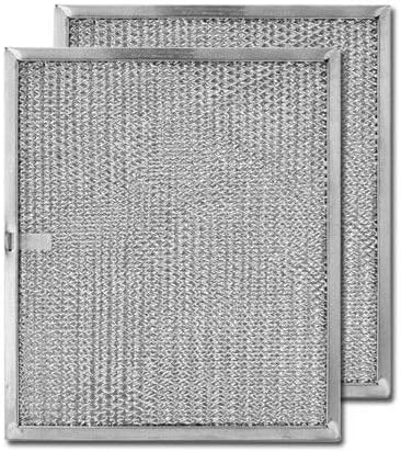 Miniatura 1 de Filter Everything Broan 90721002A - Filtros de repuesto de aluminio compatibles con 9-78 x 11-1116 x 516 PTLS (paquete de 2)