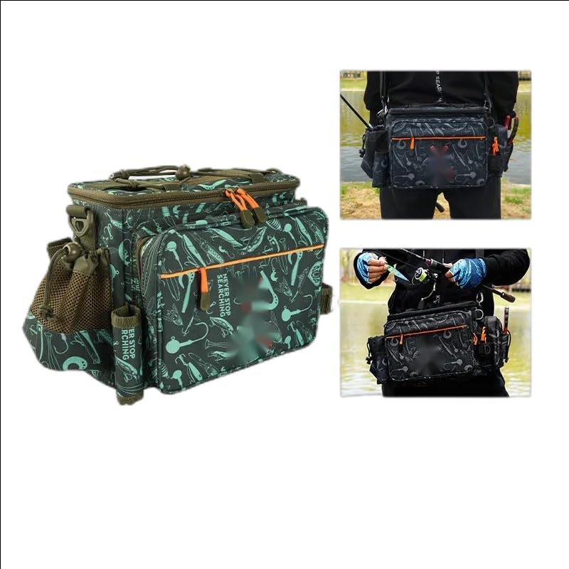 Angeltaschen for Herren,Praktische Angeltasche, Ihr zuverlässiger Begleiter for Angelmanöver,Angelzubehör
