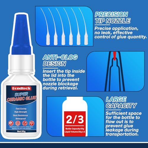 Bondtech RTGFLD Ceramic Glue 30 G, Porcelain Glue thumb #4