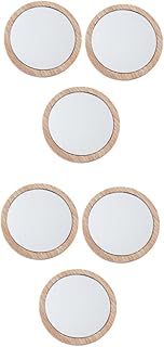 فوميز. 6 قطع من مرايا المكياج قابلة للطي، مراة صغيرة محمولة للشنط والسفر والتزيين، مراة صغيرة محمولة باليد للجيب