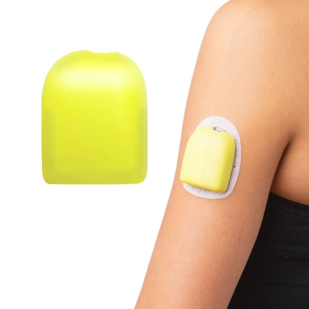 Sugar Medical - PumpPOPS Reusable Omnipod Cover - Soft, Flexible & Easy to Remove Cover for Diabetic Insulin Pumps (Yellow)