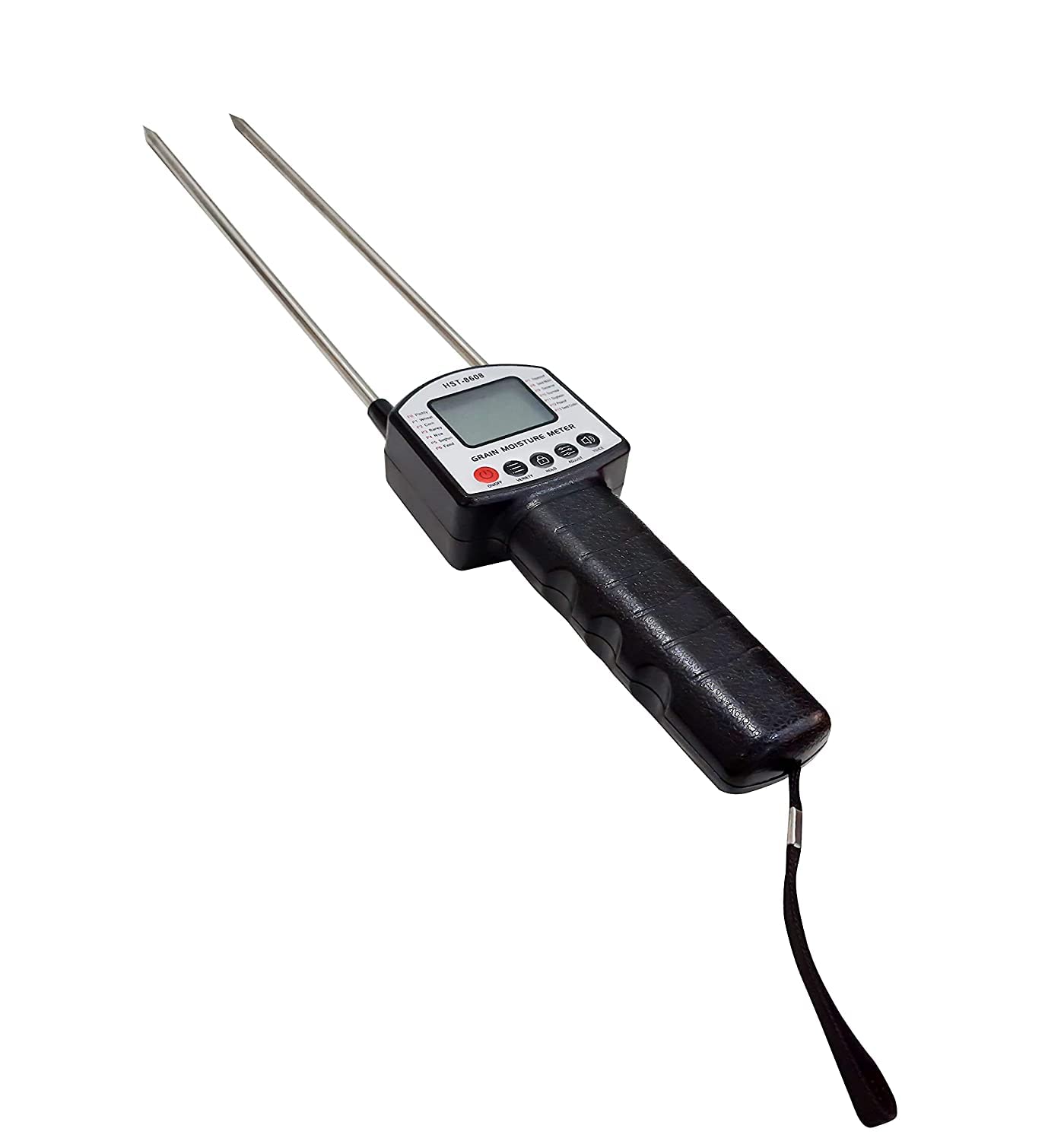 amiciSense Grain Moisture Meter Handheld Humidity Tester for Wheat, Rice, Corn, etc with 4 AA Battery 1