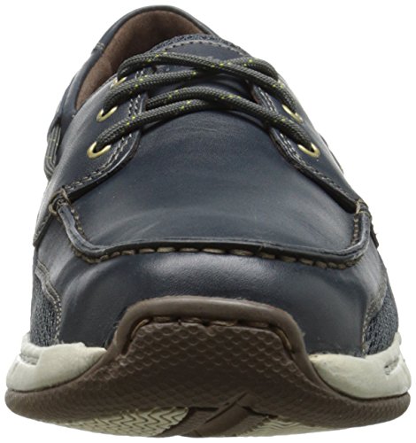 Dunham Men's Captain Boat Shoe,Navy,12 4E US2
