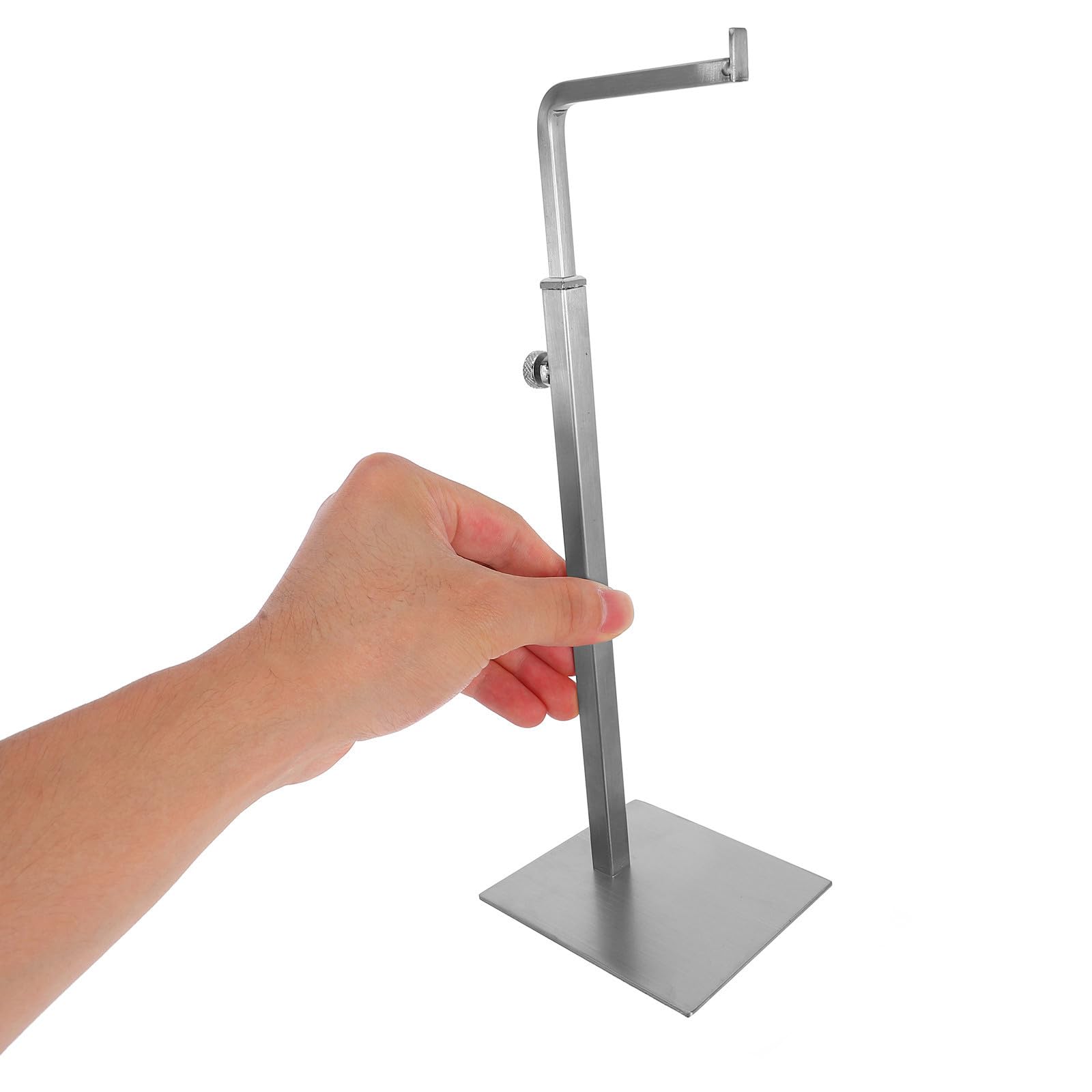 PRETYZOOM 2 Piezas Soporte para Bolso de Acero Inoxidable, Altura Ajustable