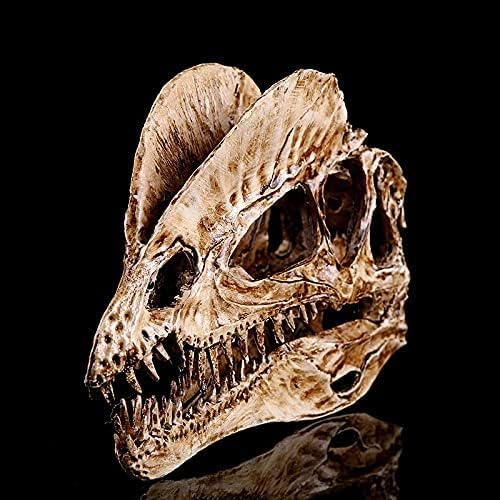 Miniatura 5 de T-Rex Cráneo Dinosaurio Resina Artesanía Regalos Decoración del Hogar Réplica Estatua de Tanque de Peces Tiranosaurio Calavera Esqueleto Decoración