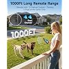 PATPET Dog Training Collar Dog Shock Collar with Remote - 3 Training Modes, Beep, Vibration and Shock, Up to 1000 ft Remote Range, Rainproof for Small Medium Large Dogs