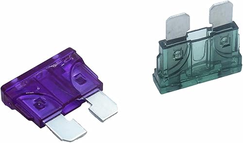 Miniatura 6 de 5 juegos de fusibles para fusibles medios estándar de automóvil + fusibles de hoja ATCATO 3A 5A 10A 15A 20A 25A 30A 35A 40A (Tamaño  5 juegos 7.5A)