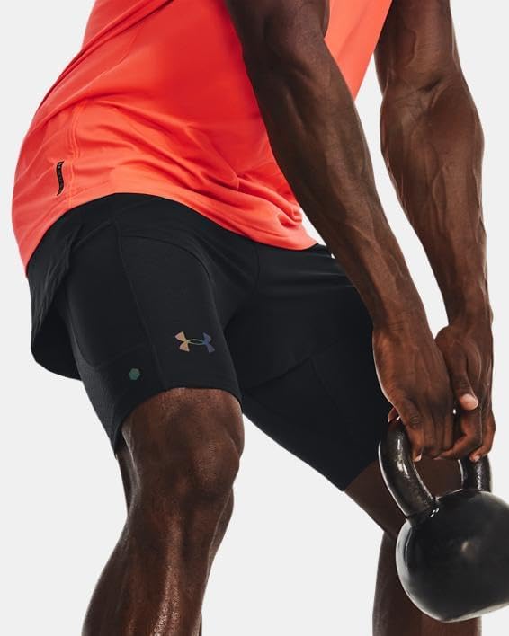 Short UA RUSH SmartForm 2 en 1 textile technique premium - 6