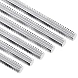 qjuwhua 8 Stück Gewindestange M12 x 100mm Edelstahl Vollgewinde DIN 975 Gewindestifte M12 Gewindestab Gewindebolzen für Möbelmontage Alltägliche Befestigungen Gerätereparaturen DIY Projekte