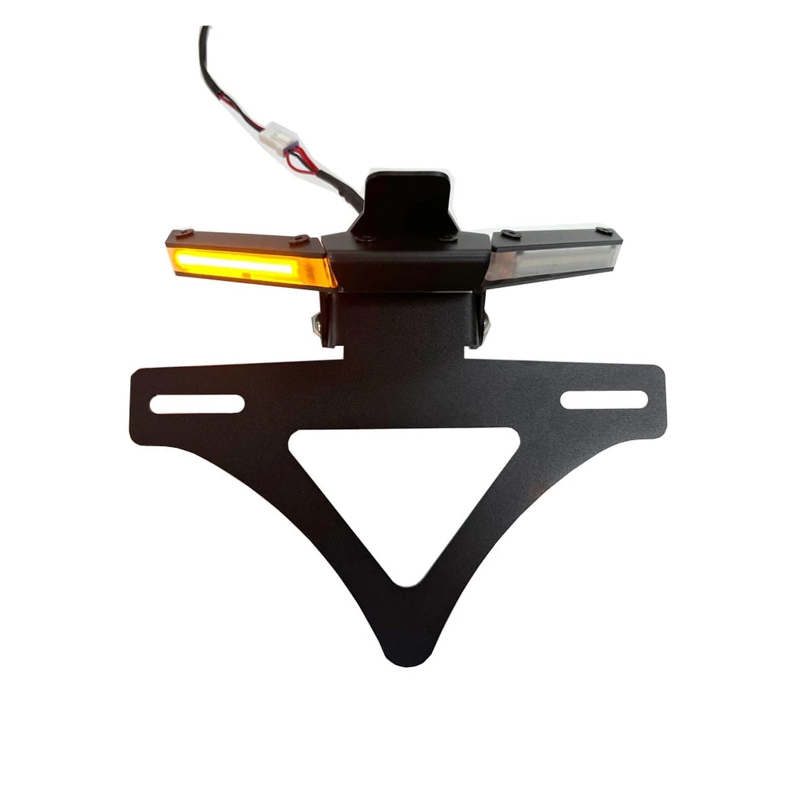 Soporte de Placa de matrícula de Montaje Central para Motocicleta Piezas de para Moto para Panigale V4 V4S 2018-2024 Portamatrículas para Giro para señal portamatrículas Integrado