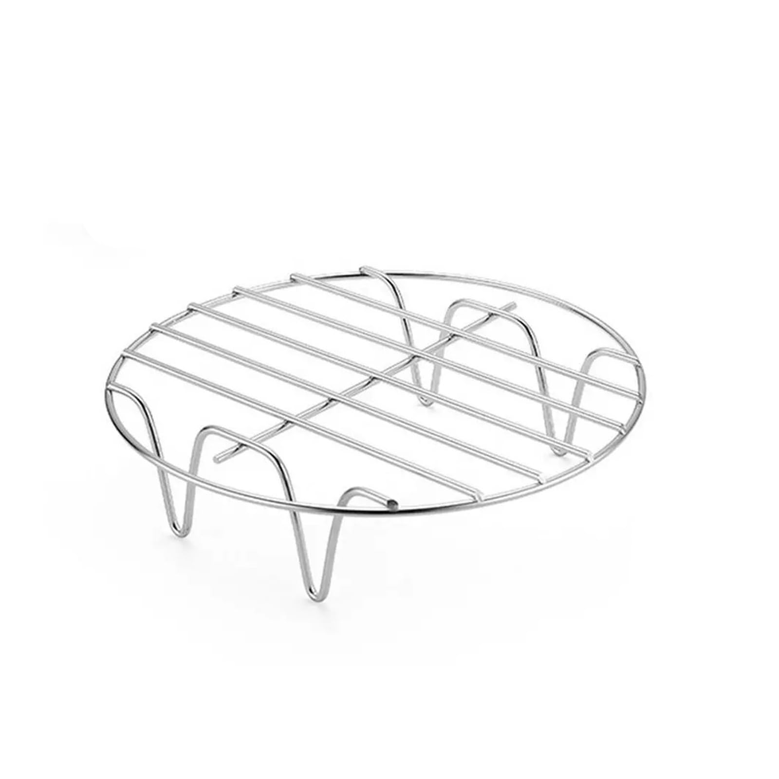 Grille de cuisson ronde 8 pouces en acier inoxydable pour friteuse à air