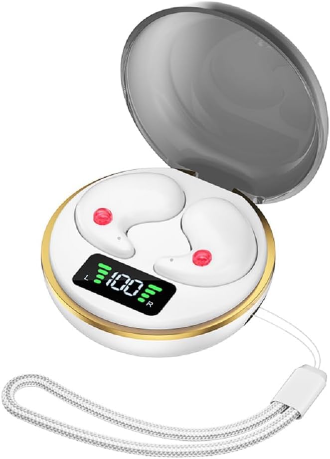 Bluetooth Kopfhörer,2025 New Schlaf Kopfhörer,in Ear kabellos zum Schlafen Wireless Sleep Earbuds Noise Cancelling Kopfhörer,für Kleine Ohren Seitenschläfer,Bluetooth 5.3,für iOS Samsung Android