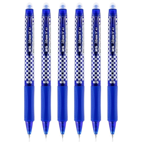 M&G Bolígrafo Gel Borrable 6 unidades Punta 0.7 mm Azul miniatura 1