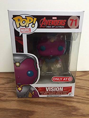 Funko Marvel Avengers Age Of Ultron Pop! Marvel Vision Exclusive 3 3/4&Quot; Vinyl Bobble Head #71 [Phasing]