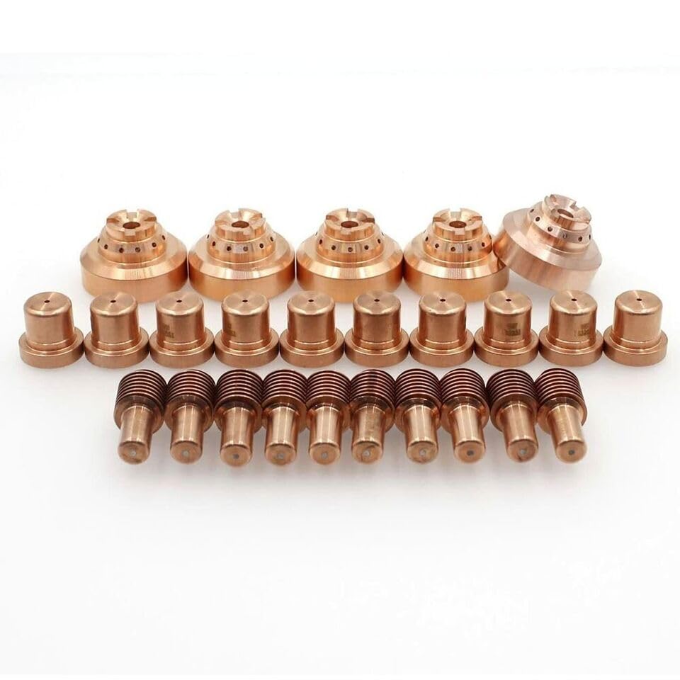 DREAWOO 25pcs ICE-40C/40T/50/55C Plasma Torch 192047 192051 192053 Electrode Tips 55A