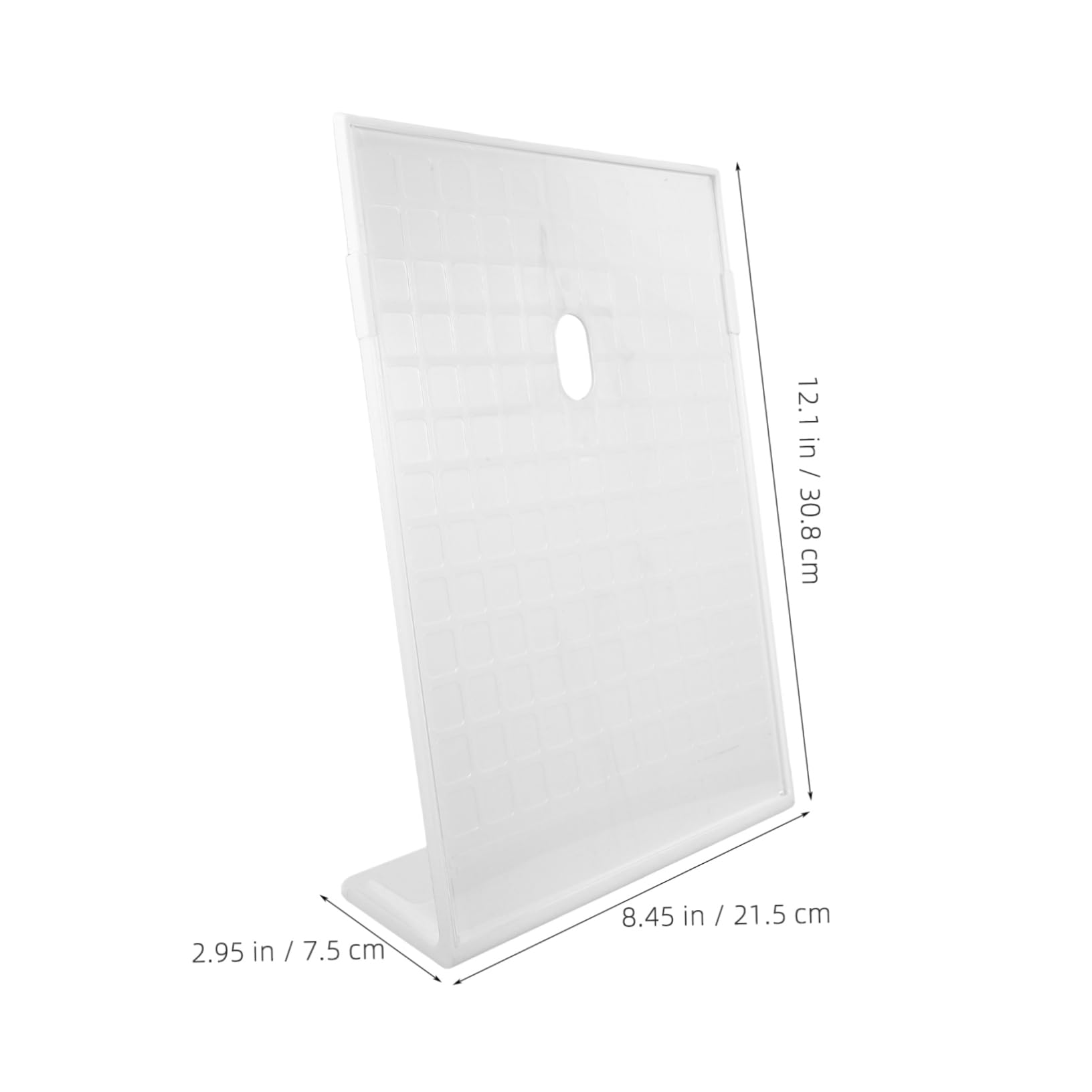 CIYODO L-shaped Acrylic Tabletop Display Stand Business Menu Holder Feature Brochure Display Riser