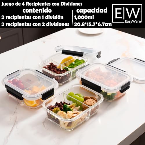 La Mejor Selección de Contenedores de Alimentos - 5 favoritos. 23 Contenedores de Alimentos marca EASYWARE (2)