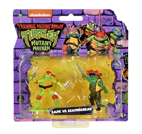 Turtles Film Mini Figure 2-Pack Raph i Leatherhead statuette de collection