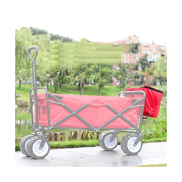 Isolierte Kühltasche mit Push-Pull-Trolley, 15 l, perfekt für Outdoor-Picknick, Camping, Grillen, Einkaufen, Golf, zusammenklappbarer Wagen mit Zubehör für Tiefkühlkost