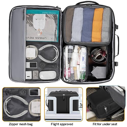 VGOAL Carry on Backpack Flight Approved - Travel Backpack Extra Large Capacity Weekender Suitcase Backpack with 3 Packing Cubes, Water Resistant Lightweight Luggage Daypack4