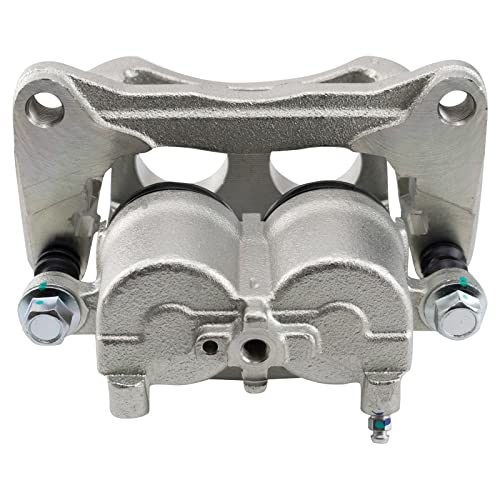 Image of TRQ Front Left Brake Caliper w /Bracket Drivers Side