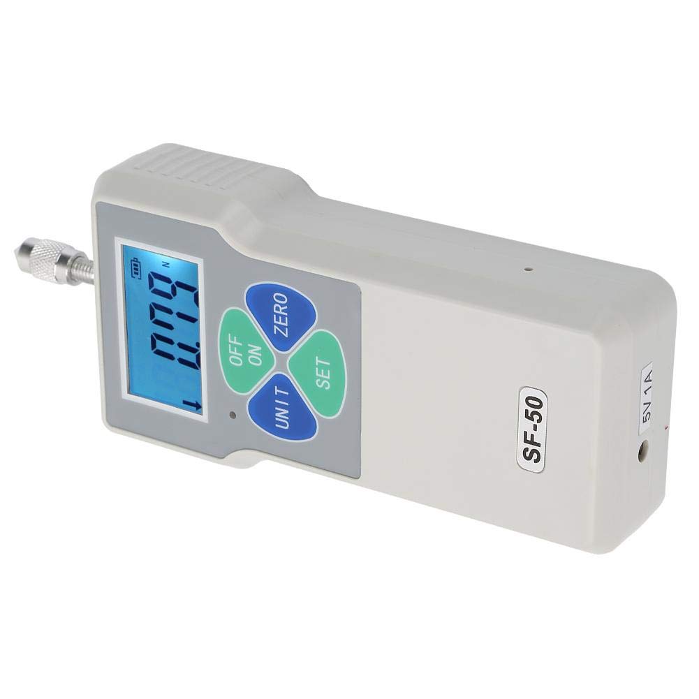 SF-50 Tester portatile push and pull, misuratore di digitale 50N 100-240V sensore ad alta sensibilità incorporato(EU Plug)