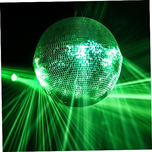 Bola espejada decorativa plateada para decoración de discotecas, bodas, fiestas y eventos festivos miniatura 7