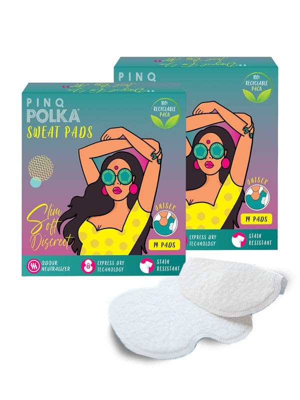 See full amazon price history chart for PINQ POLKA Sweat Pads For Underarms For Women & Men | Armpit pads| Prevents Stains |Absorbs Sweat & Unpleasant Odour | Breathable - 28 Pcs PINQ POLKA Sweat Pads For Underarms For Women & Men | Armpit pads| Prevents Stains |Absorbs Sweat & Unpleasant Odour | Breathable - 28 Pcs (B095257B37) Amazon Price History, Amazon Price Tracker