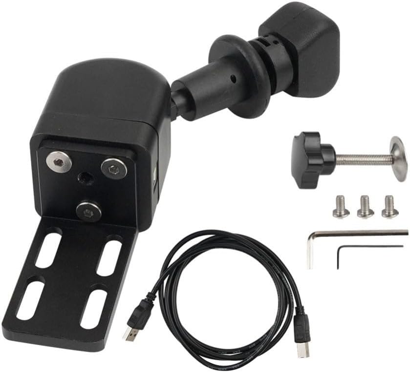 Sim Racing Handbrake for PC with USB Interface Compatible with for logitech G27 G29 G920 G923 for thrustmaster T300 T-GT, 14Bit Linear Simulation, Black