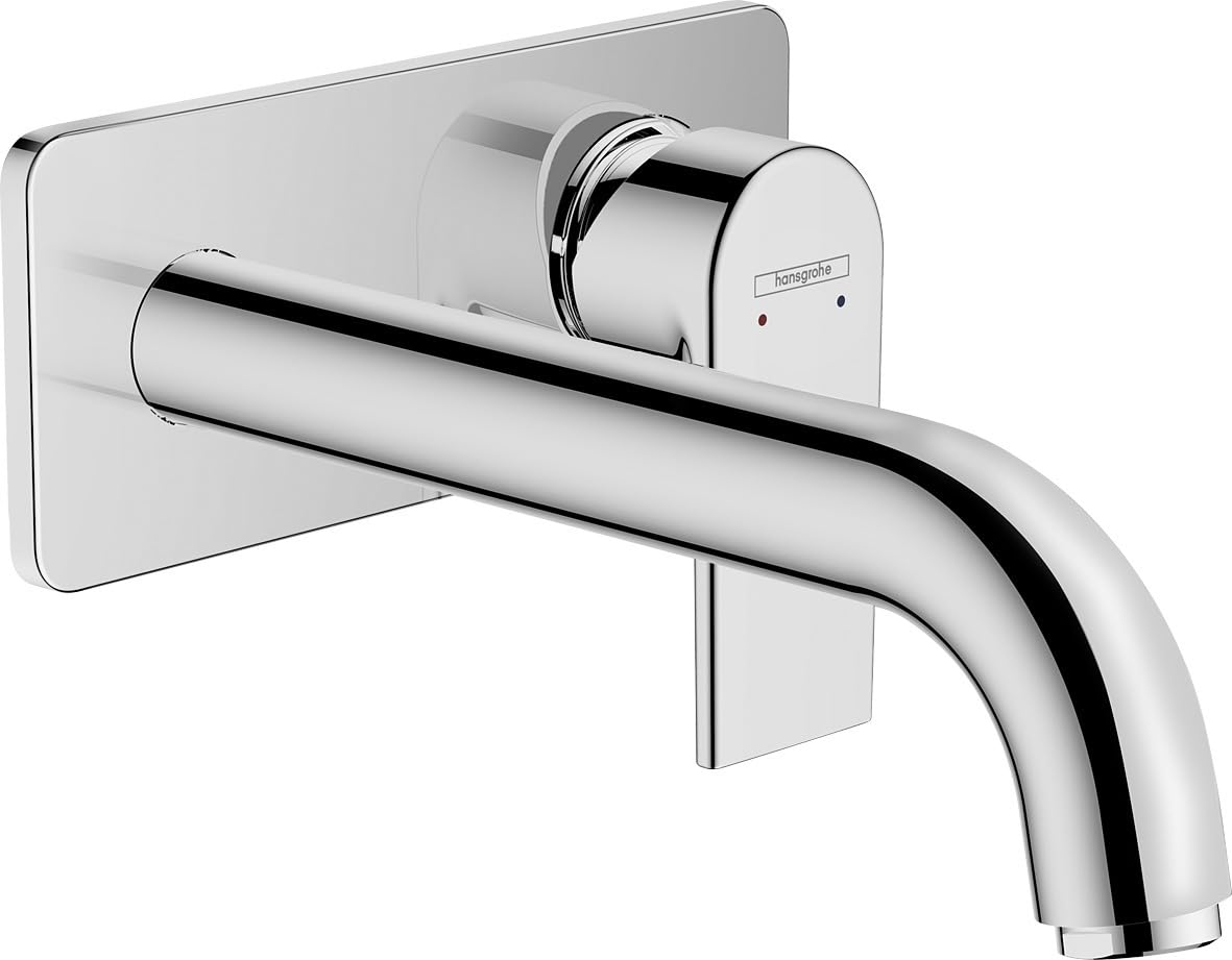 Hansgrohe Chrome Vernis Shape Basin Mixer Tap For Concealed Installation Wall-Mounted With Spout 20,7 Cm, 71578000