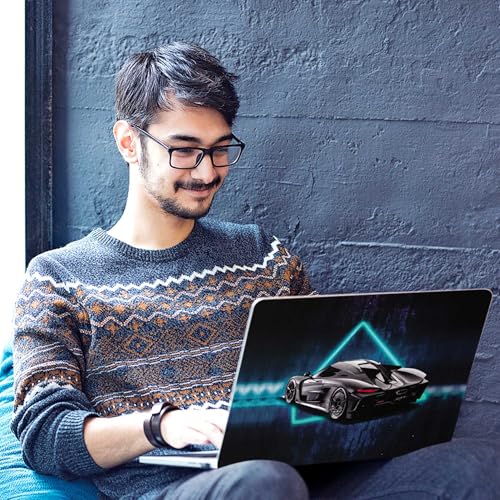 Image of Galaxsia Sport Car Full Body Vinyl Laptop Skin /Sticker /Cover Upto 15.6 Inches Laptops Laminated-Removable-HD Quality Compatible for Hp-Dell-Sony-Lenovo-Asus etc.(15x10 Inches)