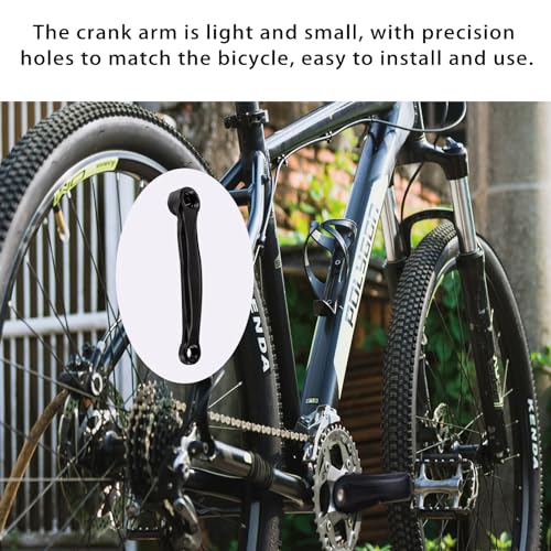 Vyooxcy 2 PCS Bike Wheel Crank Armg for 170 mmRoad Bike Round Hole Crank,Mountain Bike Tooth Plate Crank Replacement