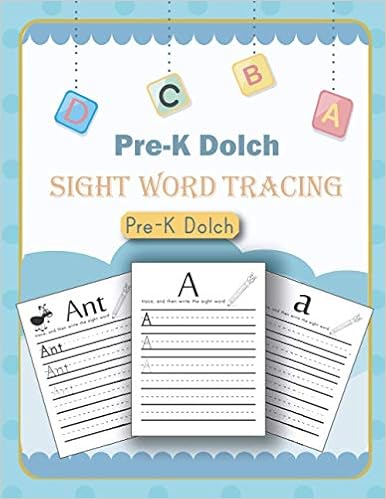 Pre-K Dolch Sight Word Tracing: 100 super sight word poems ...