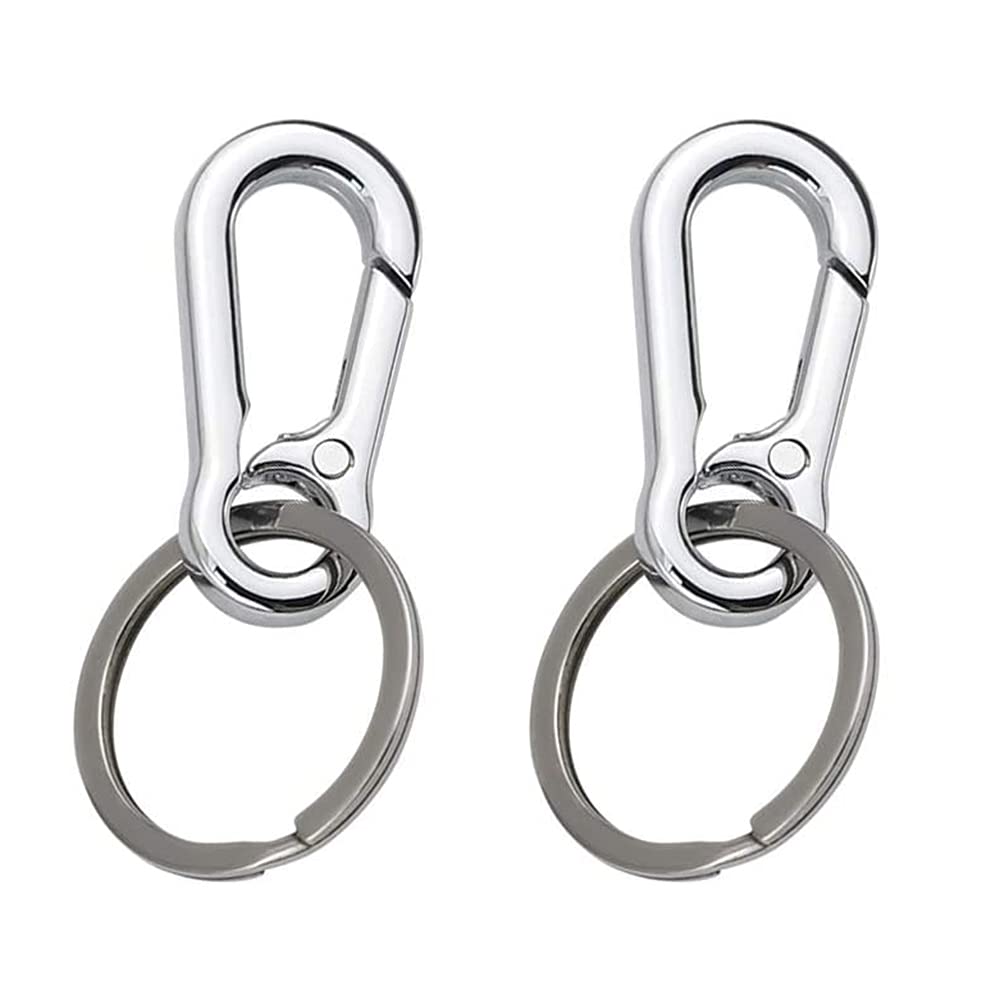 YANGWENYANGWEN 2 Pcs Keychain, Metal KeyringKey Chain,Key Ring Links for Craft Lobster Clasps Swivel Clips Key Chain for Girls/Boys/Women/Men Christmas Gifts