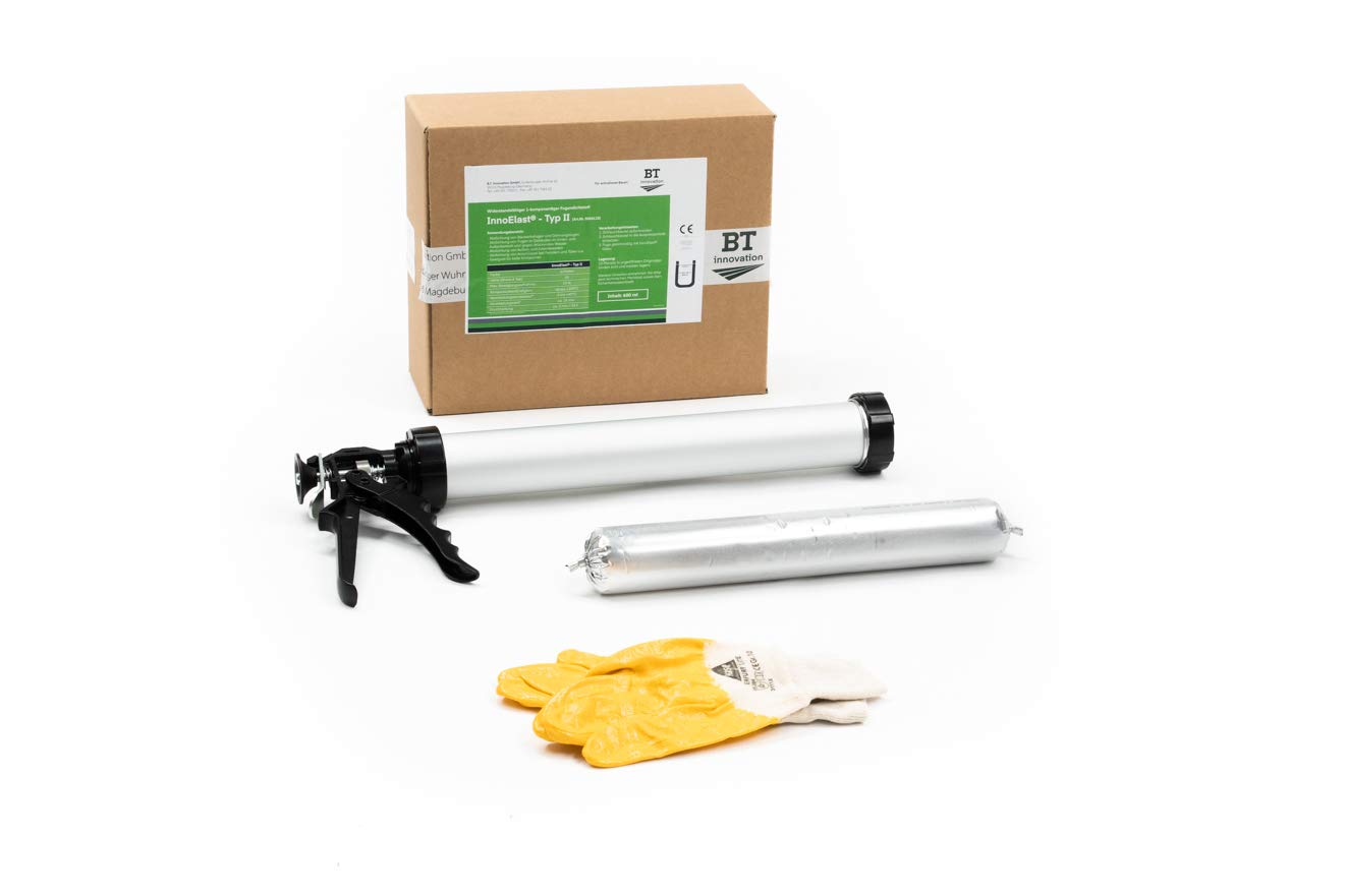 All-in-one Dichtungsset - InnoElast® Typ 2 | Abdichtung von Kellern, Böden, Dächern, Fenstern, Türen, Fassaden, Bauteilfugen