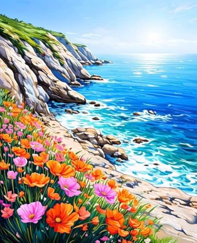 G C LbgɂG  Paint by Numbers DIYyCg l S qp ȒPɓh ANʊG̋ |  H| Lbg 3̃yCguV1̃Zbg̃AN痿gp z[ ItBX G