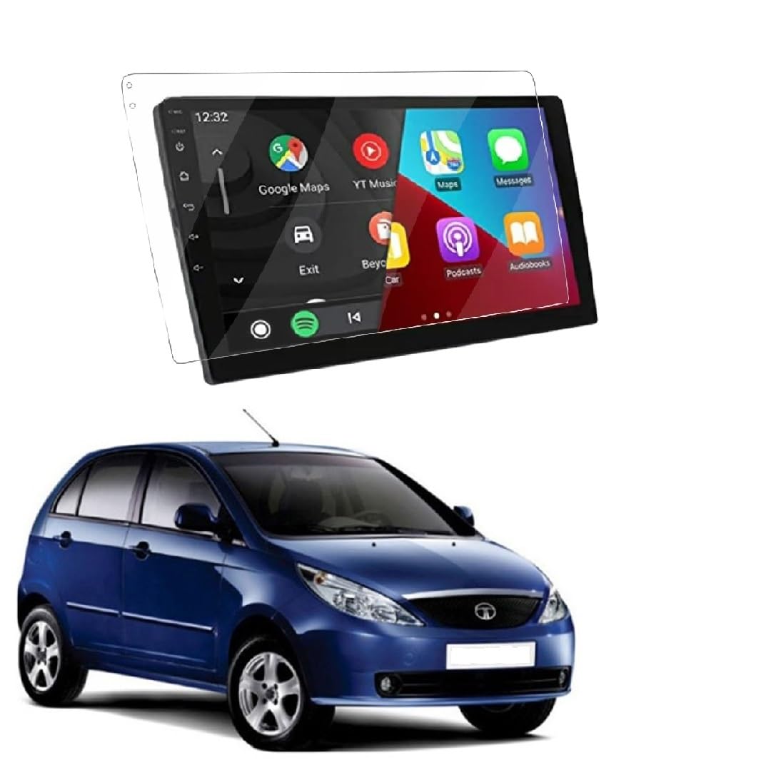 Car Stereo Screen Protector, 9-inch, Compatible with Android Display Suitable for Tata Indica Vista.-picture-15