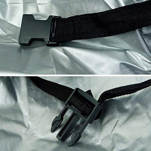 Titan Lightweight Car Cover. Mid-Size SUV. Compatible with Ford Explorer, Jeep Grand Cherokee, and More. Waterproof Cover Measures 206 Inches and Includes a Driver-Side Door Zipper. - Thumbnail 4