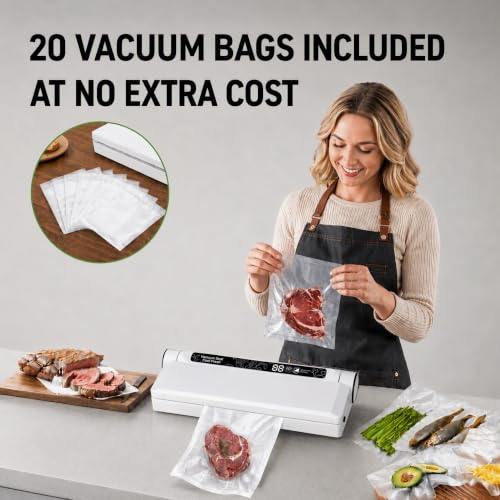 Compact Vacuum Sealer for Food 75Kpa Food Sealer Machine - image 8