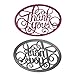 Dies Cut Embossing Cutting Die Embossing Words Hello Love Happy Thank You Congratulations for DIY Scrapbooking Photo Album Decorative Metal Stencils DIY Paper Cards Making (Set 10)
