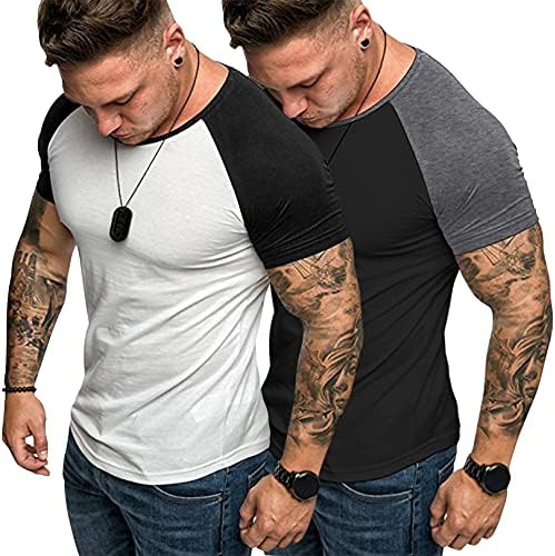 gym equipment – COOFANDY Men’s 2 Packs Gym Muscle T