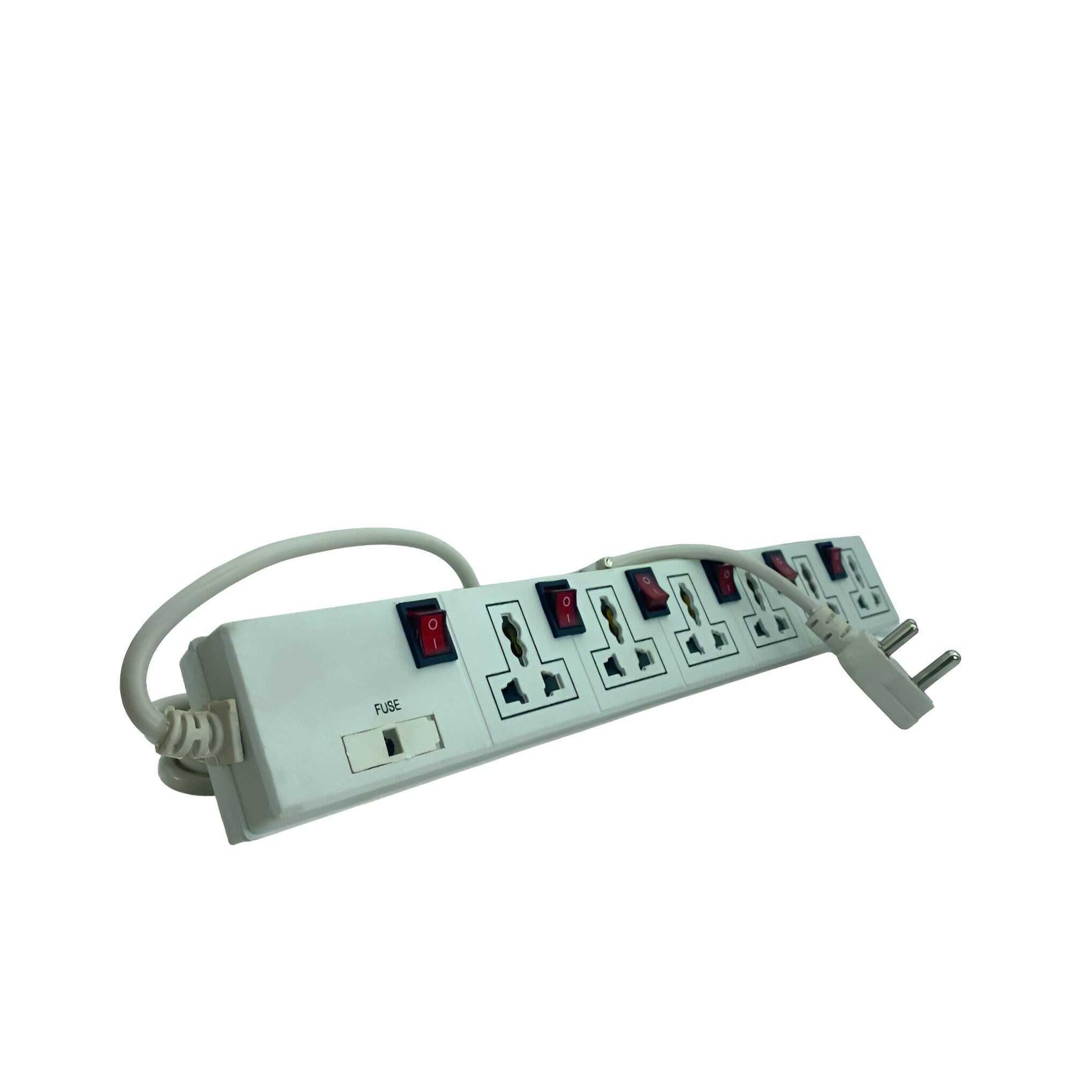 Upix Universal Power Strip 6x6 with 6 Sockets and 6 Switches, 6 Amp and 250 Volts, with Surge Protector, 1.3 Meter (4.2 Feet) (B0CW3FNH5B) Amazon Price History, Amazon Price Tracker