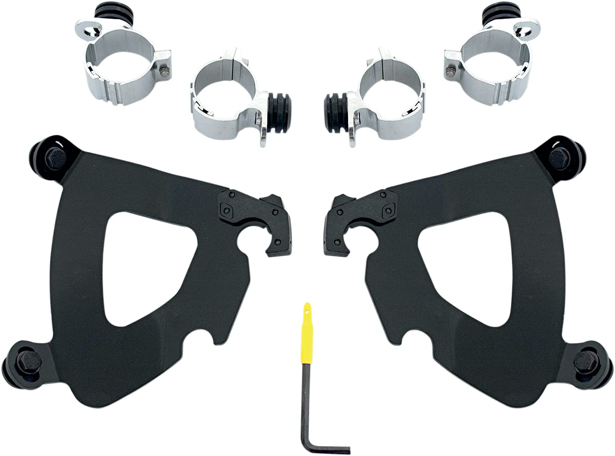 Kit Trigger Lock Black for Windscreen Fats Memphis Shades Harley Davidson XL 48