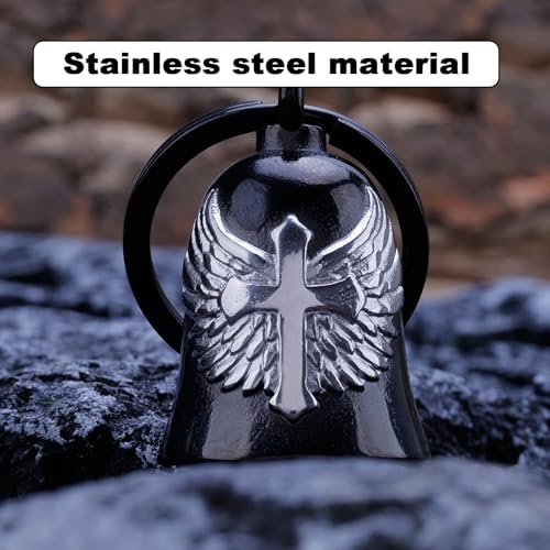 Image of Motorcycle Cross Bell - Key Chain Biker Bells Protect the Rider - Accessories