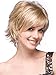 Women Wigs Short Curly Natural Heat Resistant Synthetic Hair Wigs 8 Inch Ombre Blonde