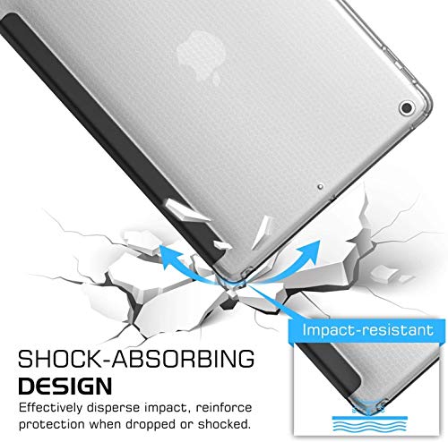 Image of DuraSafe Cases for iPad 8.3 Inch Mini 6th [ Mini 2021 6 Gen ] A2567 A2568 A2569 MK7M3HN /A MLWL3HN /A MK7R3HN /A MK7P3HN /A MLWR3HN /A MK7X3HN /A MK7V3HN /A MK893HN /A MK8E3HN /A Smart Flip Case - Black